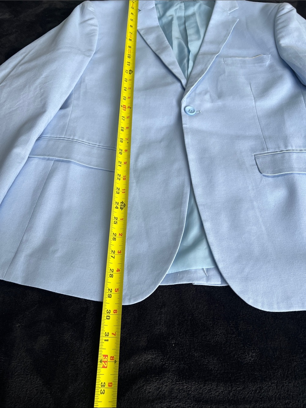 Men's Light Blue blazer - Picture 7 of 9